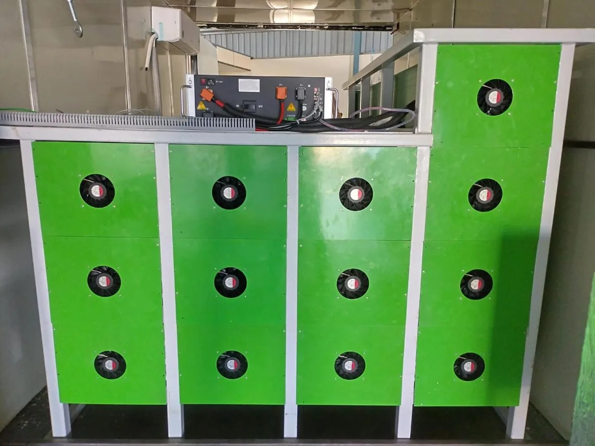 High-capacity LiFePO4 battery energy storage system manufactured by Automation Gallery