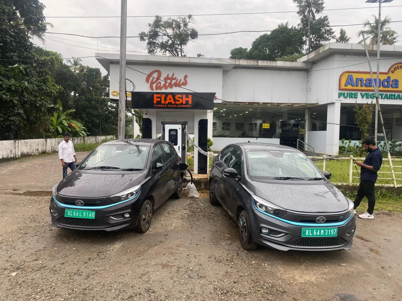 Deployed Flash Charge EV charging station