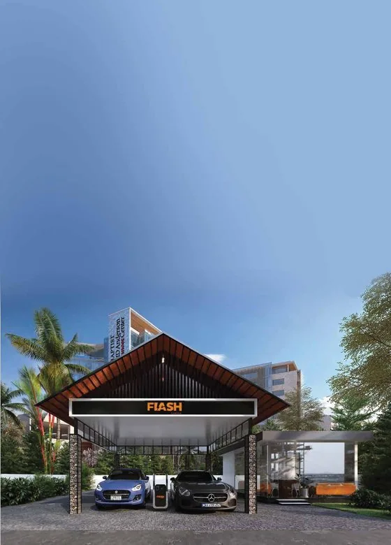 Flash Charge Lounge station design